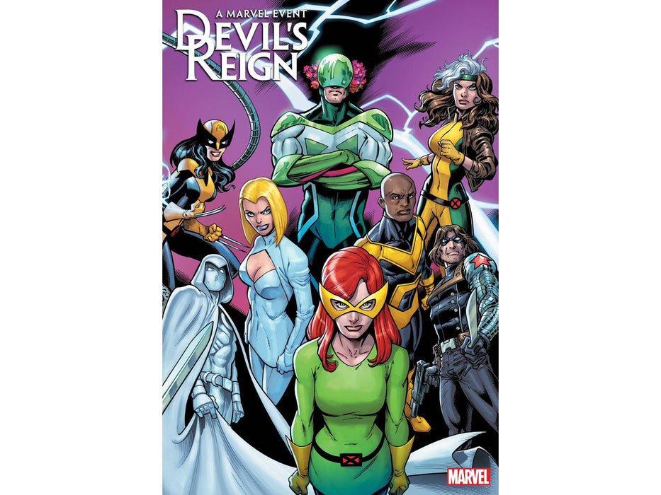 Comic Books Marvel Comics - Devils Reign 006 of 6 - Bagley Connecting Variant Edition (Cond. VF-) - 12421 - Cardboard Memories Inc.