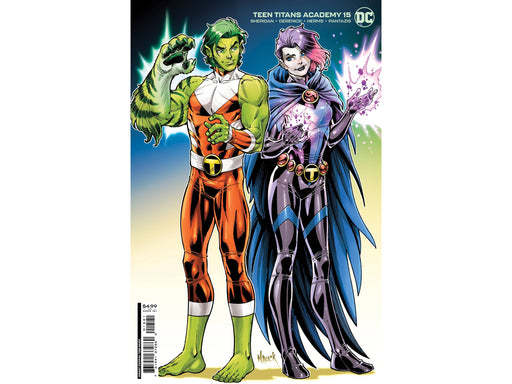 Comic Books DC Comics - Teen Titans Academy 015 (Cond. VF-) - Nauck Card Stock Variant Edition - 13072 - Cardboard Memories Inc.