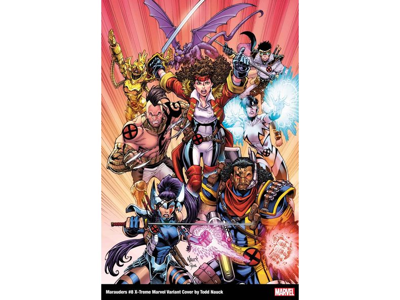 Comic Books Marvel Comics - Marauders 008 (Cond. VF-) - Nauck X-treme Variant Edition - 15303 - Cardboard Memories Inc.