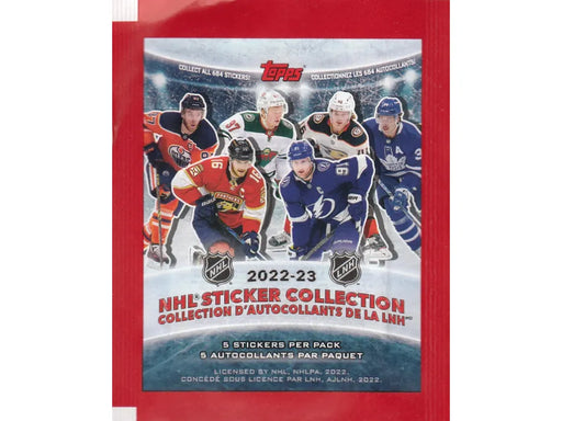 Non Sports Cards Topps - 2022-23 - Hockey - NHL - Sticker Pack - Cardboard Memories Inc.