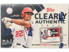 Sports Cards Topps - 2022 - Baseball - Clearly Authentic - Hobby Box - Cardboard Memories Inc.