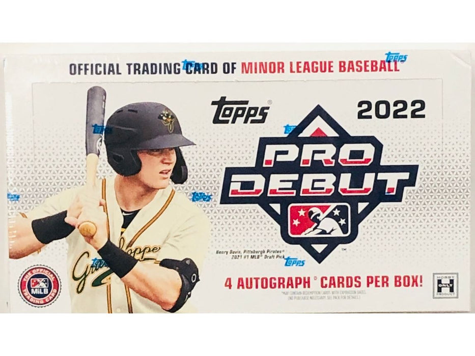 Sports Cards Topps - 2022 - Baseball - Pro Debut - Hobby Box - Cardboard Memories Inc.