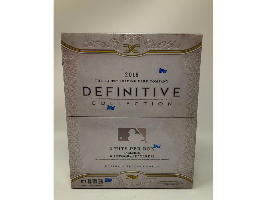 Sports Cards Topps - 2018 - Baseball - Definitive Collection - Hobby Box - Cardboard Memories Inc.