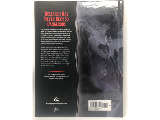 Role Playing Games Wizards of the Coast - Dungeons and Dragons - Volo's Guide to Monsters - Cardboard Memories Inc.