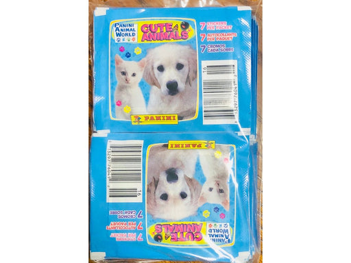 Non Sports Cards Panini - Cute Animals  - 50 Pack Sticker Bundle - Cardboard Memories Inc.