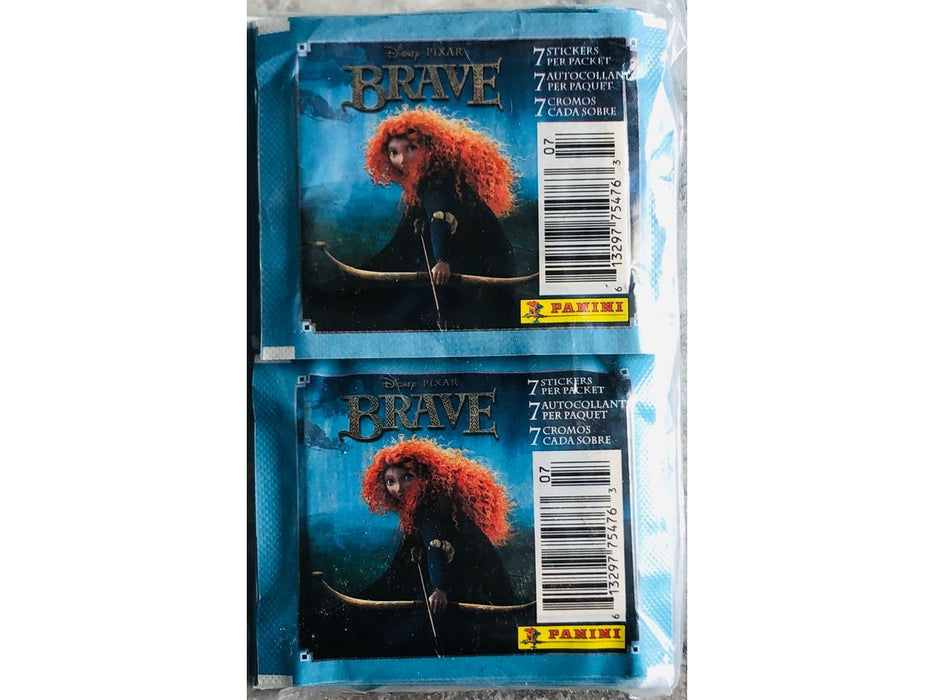 Non Sports Cards Panini - Disney - 2012 - Brave - 50 Pack Sticker Bundle - Cardboard Memories Inc.