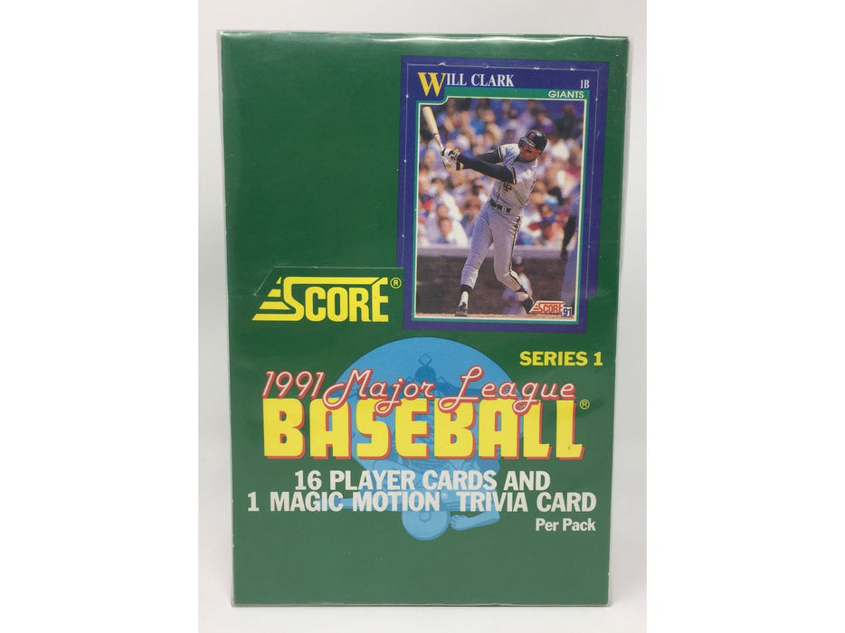 Sports Cards Score - 1990 - Baseball -Series 1 - Hobby Box - Cardboard Memories Inc.