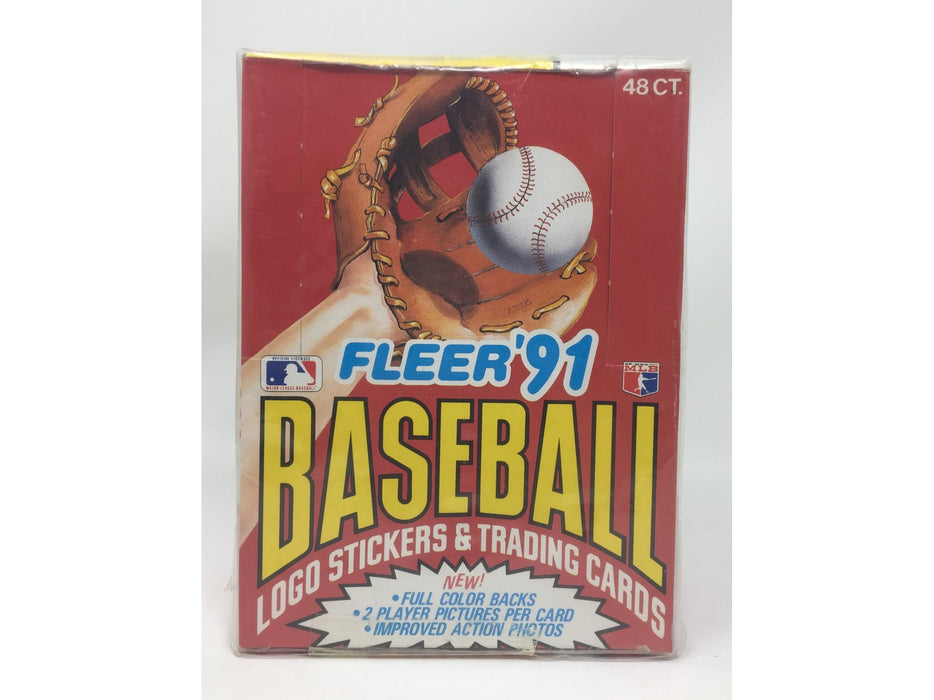 Sports Cards Fleer - 1991 - Baseball - Canadian Printing - Hobby Box - Cardboard Memories Inc.