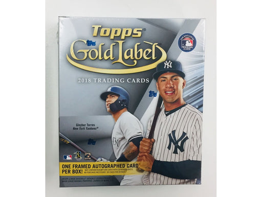 Sports Cards Topps - 2018 - Baseball - Gold Label - Hobby Box - Cardboard Memories Inc.