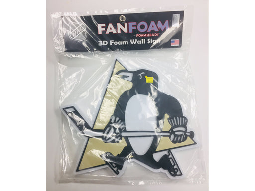 Action Figures and Toys Foam Fanatics - NHL - Pittsburgh Penguins  - 3D Foam Logo Sign - Cardboard Memories Inc.