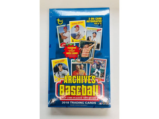 Sports Cards Topps - 2018 - Baseball - Archives - Hobby Box - Cardboard Memories Inc.