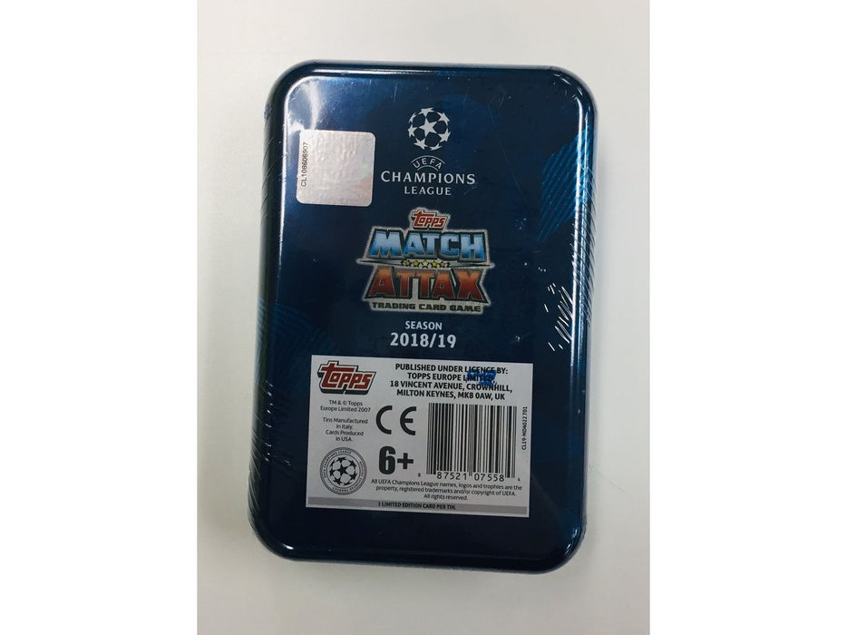 Topps 2018-19 Match Attax Champion League - Super Strikers Mega Tin / Cardboard Memories Inc. Topps 2018-19 Match Attax Champion League - Super Strikers Mega Tin / Cardboard Memories Inc.