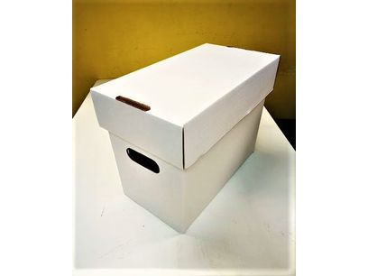 Supplies Universal Distribution - Short Comic Book Cardboard Storage Box - Box of 10 - Cardboard Memories Inc.