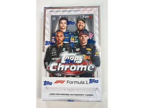 Sports Cards Topps - 2021 - Formula 1 Racing - Chrome - Hobby Box - Cardboard Memories Inc.