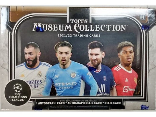 Sports Cards Topps - 2021-22 - Soccer - UEFA Champions League Museum Collection - Hobby Box - Cardboard Memories Inc.