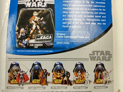 Star Wars Revenge of the Sith Clone Commander Cody Figure