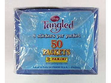 Non Sports Cards Panini - Disney - 2010 - Tangled - 50 Pack Sticker Box - Cardboard Memories Inc.