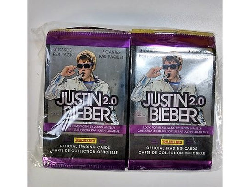Non Sports Cards Panini - Justin Bieber 2.0 - 50 Pack Trading Card Bundle - Cardboard Memories Inc.