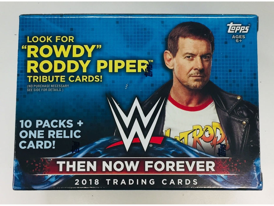 Sports Cards Topps - 2018 - WWE Wrestling - Then Now Forever - Blaster Box - Cardboard Memories Inc.