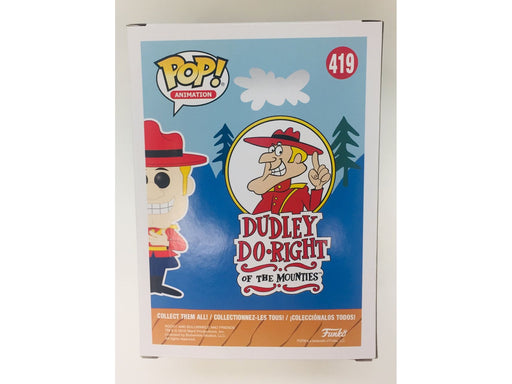Action Figures and Toys POP! - Television - Dudley Do-Right Limited Edition - Cardboard Memories Inc.