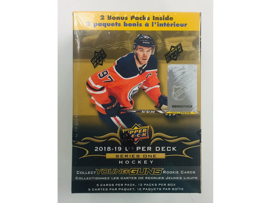Sports Cards Upper Deck - 2018-19 - Hockey - Series 1 - Blaster Box - Cardboard Memories Inc.