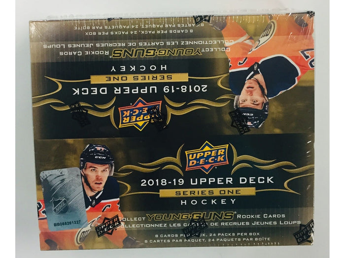 Sports Cards Upper Deck - 2018-19 - Hockey - Series 1 - Retail Box - Cardboard Memories Inc.