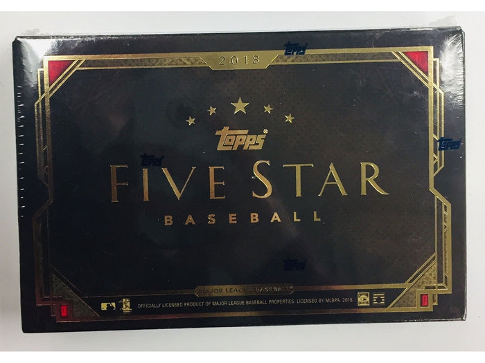 Sports Cards Topps - 2018 - Baseball - Five Star - Hobby Box - Cardboard Memories Inc.