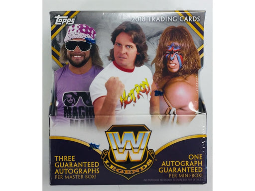 Sports Cards Topps - 2018 - WWE Wrestling - Legends of the WWE - Hobby Box - Cardboard Memories Inc.