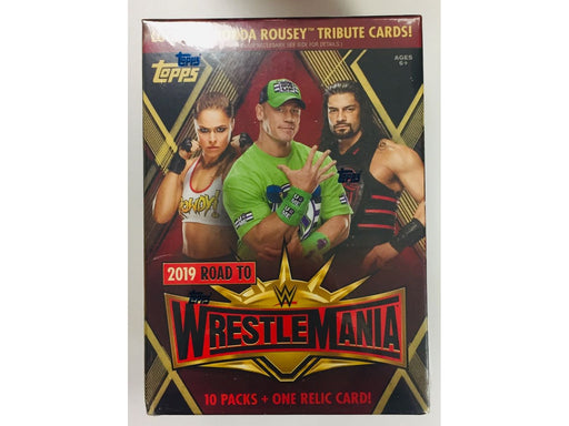 Sports Cards Topps - 2019 - WWE Wrestling - Road to Wrestlemania - Value Blaster Box - Cardboard Memories Inc.