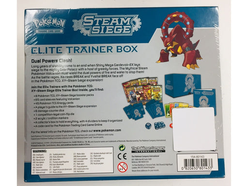 Trading Card Games Pokemon - Steam Siege - Elite Trainer Box - Cardboard Memories Inc.