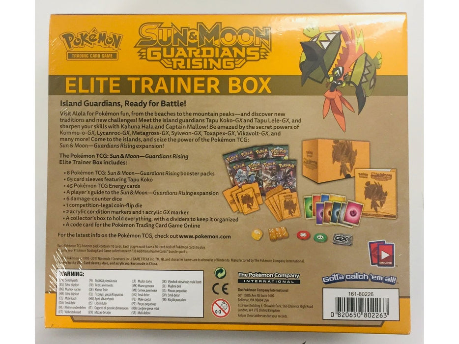 Pokemon - Guardians Rising - Elite Trainer Box | Cardboard Memories Inc. Pokemon - Guardians Rising - Elite Trainer Box | Cardboard Memories Inc.