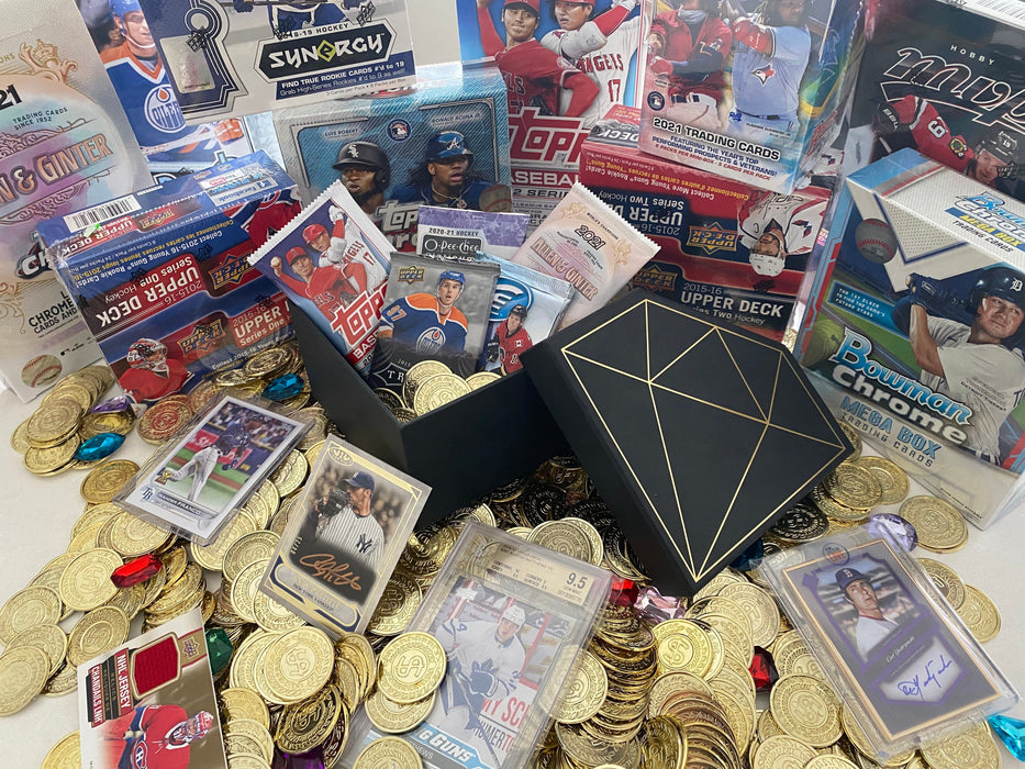  Gemz Sports Treasures - Hockey - Mystery Treasure Box - Cardboard Memories Inc.