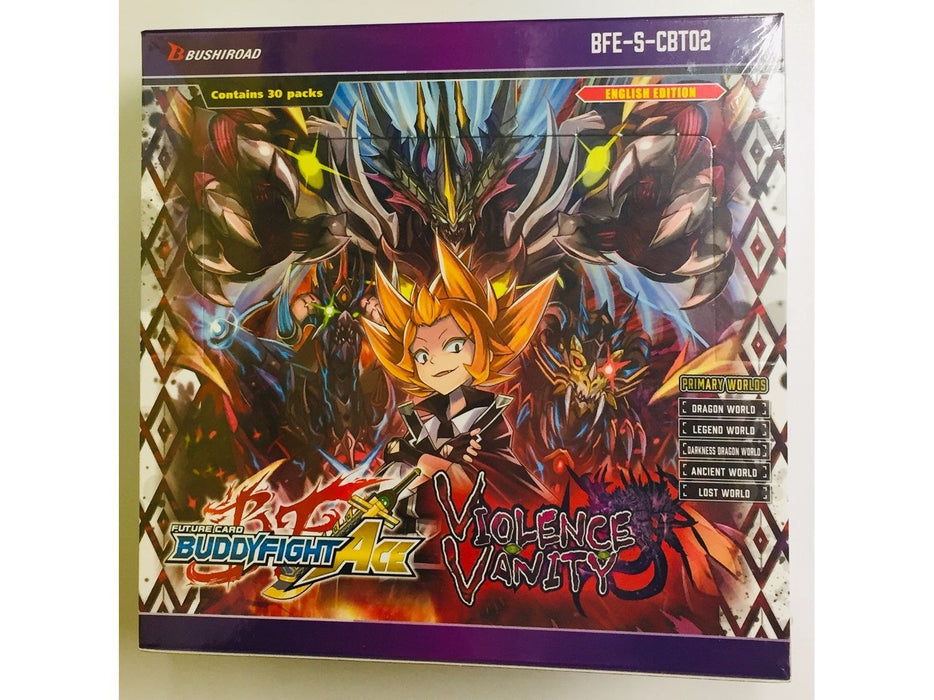 Trading Card Games Bushiroad - Buddyfight Ace - Violence Vanity - Booster Box - Cardboard Memories Inc.