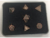 Dice Die Hard Dice - RPG Gothica Battleworn Copper - Set of 7 - Cardboard Memories Inc.