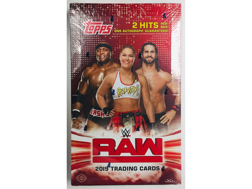 Sports Cards Topps - 2019 - WWE Wrestling - RAW - Hobby Box - Cardboard Memories Inc.