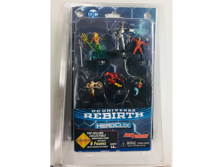 Collectible Miniature Games Wizkids - DC - HeroClix - Rebirth - Fast Forces - Starter Set - Cardboard Memories Inc.