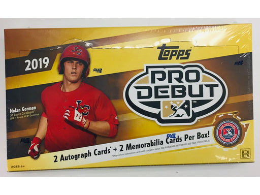 Sports Cards Topps - 2019 - Baseball - Pro Debut - Hobby Box - Cardboard Memories Inc.