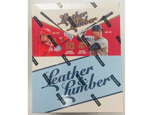 Sports Cards Panini - 2019 - Baseball - Leather and Lumber - Hobby Box - Cardboard Memories Inc.