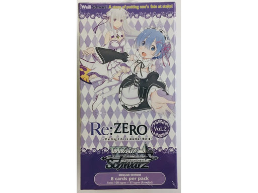 Trading Card Games Bushiroad - Weiss Schwarz - Re Zero Starting Life in Another World Vol. 2 - Booster Box - Cardboard Memories Inc.