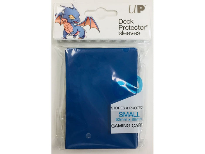 Supplies Ultra Pro - Deck Protectors - Small Yu-Gi-Oh! Size - 60 Count - Blue - Cardboard Memories Inc.