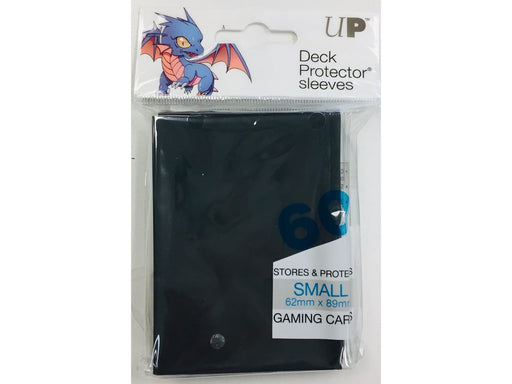 Supplies Ultra Pro - Deck Protectors - Small Yu-Gi-Oh! Size - 60 Count  - Black - Cardboard Memories Inc.