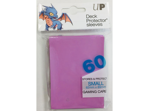 Supplies Ultra Pro - Deck Protectors - Small Yu-Gi-Oh! Size - 60 Count - Pink - Cardboard Memories Inc.