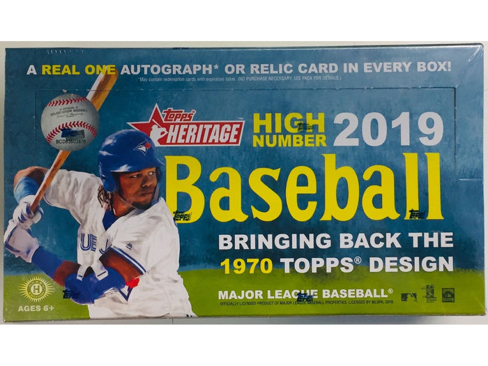 Sports Cards Topps - 2019 - Baseball - Heritage High Number - Hobby Box - Cardboard Memories Inc.