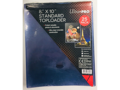 Supplies Ultra Pro - Top Loaders - 8 x 10 Standard - Pack of 25 - Cardboard Memories Inc.