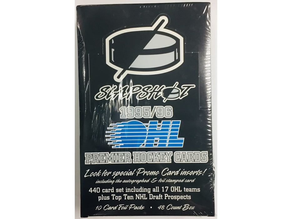 Sports Cards Slapshot - 1995-96 - OHL - Premier Hockey Cards - Hobby Box - Cardboard Memories Inc.