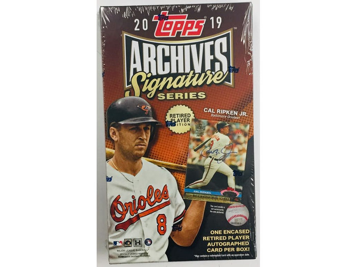 Sports Cards Topps - 2019 - Baseball - Archives Signature Retired - Hobby Box - Cardboard Memories Inc.