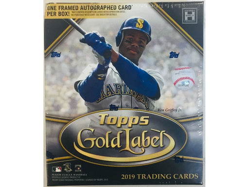 Sports Cards Topps - 2019 - Baseball - Gold Label - Trading Card Hobby Box - Cardboard Memories Inc.