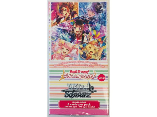 Trading Card Games Bushiroad - Weiss Schwarz - Bang Dream! - Girl Band Party! - Volume 2 - Booster Box - Cardboard Memories Inc.