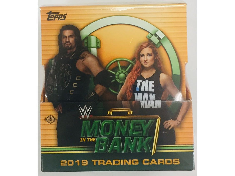 Sports Cards Topps - 2019 - WWE Wrestling - Money in the Bank - Hobby Box - Cardboard Memories Inc.