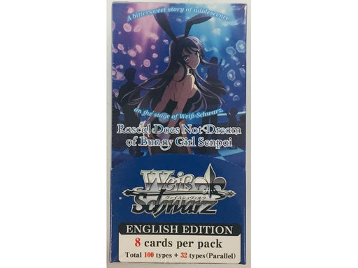 Trading Card Games Bushiroad - Weiss Schwarz - Rascal Does Not Dream of Bunny Girl Senpai - Booster Box - (REPRINT) - Cardboard Memories Inc.